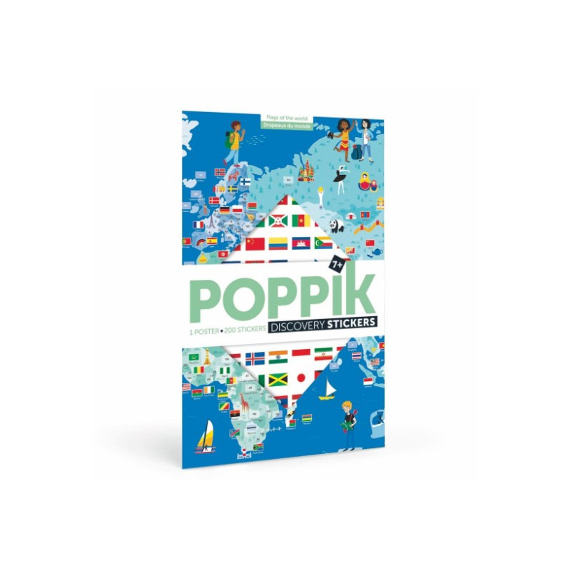 Poster et Stickers Drapeaux du Monde - Poppik