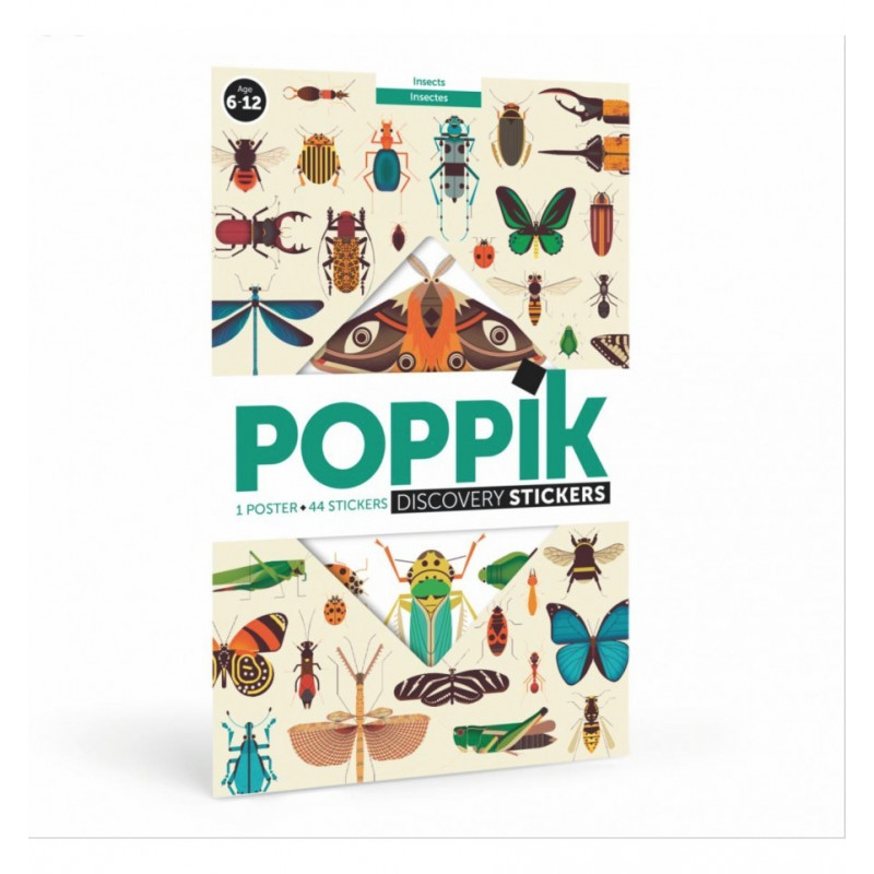 Poster et Stickers Insectes - Poppik