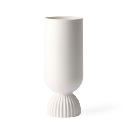 Vase en Céramique Fleur Blanc - HKliving