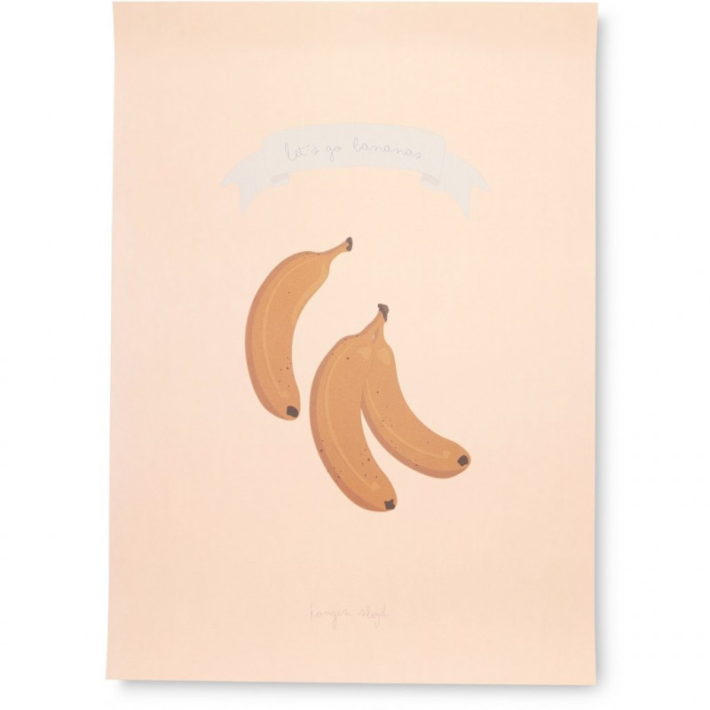 Poster Let's Go Bananas - Konges Slojd