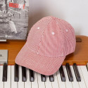 Casquette Adulte Rayée Rouge Funky Family - Chamaye