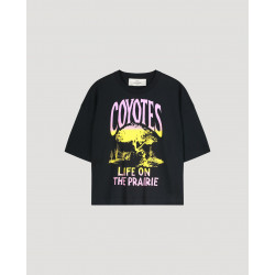 T-Shirt Cindy Noir Délavé - Les Coyotes de Paris
