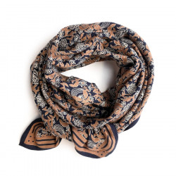 Grand Foulard Latika Glitter Cannelle - Apaches Collections
