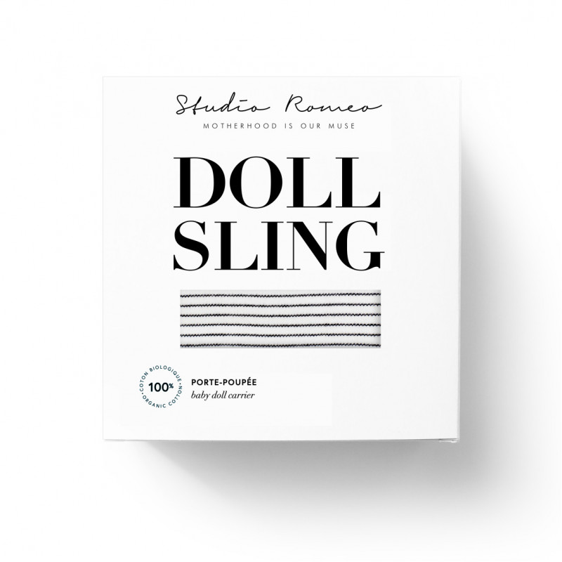 Echarpe de Portage pour Poupée Sling Stripes - Studio Roméo