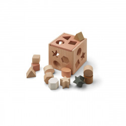 Puzzle Cube en Bois Geometric/Tuscany Rose Multi Mix - Liewood