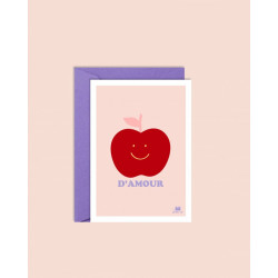 Carte Pomme d'Amour - Ma Petite Vie