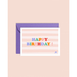 Carte Happy Birthday - Ma Petite Vie