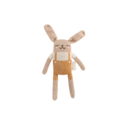 Grand Doudou Lapin Maillot Ocre - Main Sauvage