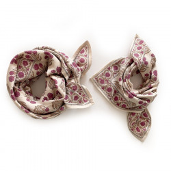 Foulard Manika Bouton d'Or Coquillage - Apaches Collections