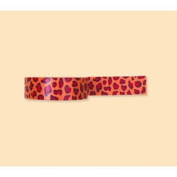 Masking Tape Leopard Rouge - WowGoods