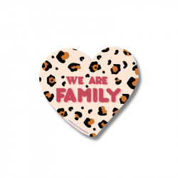 Stickers Ma Petite Vie x little&tall "We are Family" Léopard