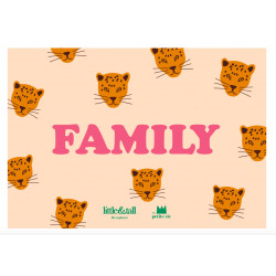 Carte "Family" léopards - Ma Petite Vie x little&tall
