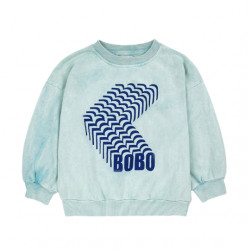 Sweatshirt kid & ado - bleu & ombre BC - Bobo Choses