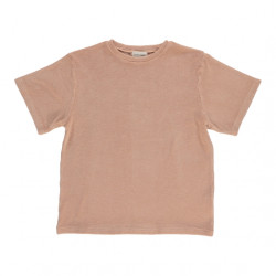 T-shirt Orgeat éponge kid et ado - toasted almond - Poudre Organic